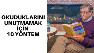 OKUDUKLARINI UNUTMAMAK İÇİN 10 YÖNTEM [upl. by Watts]