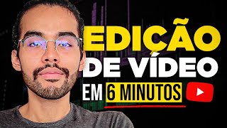 Ficou mais fácil editar vídeos para o YouTube em 2024 Aprenda em 6 minutos [upl. by Harbour]