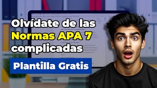 Normas APA 7ma FÁCIL ¡Márgenes Tipografías Índice Títulos y Más Plantilla Word GRATIS [upl. by Assirok]