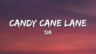 Sia  Candy Cane Lane Lyrics [upl. by Adiahs]