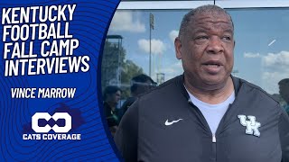 Kentucky Football Fall Camp Interview  Vince Marrow 08062024 [upl. by Teews]