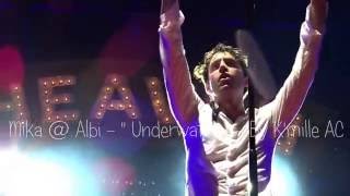 Mika  Albi Pause Guitare  quotUnderwaterquot  08072016 [upl. by Andromeda]