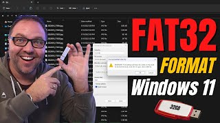 How to Format to FAT32 in Windows 11 32GB or Smaller USB [upl. by Nial]