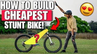 HOW TO BUILD A CHEAP STUNT BIKE  Infinity Riderzz [upl. by Narih]