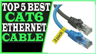 Top 5 Best Cat6 Ethernet Cable Review 2022 [upl. by Hairabez]