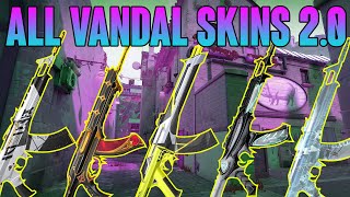 ALL VANDAL SKINS SHOWCASE 20  VALORANT VANDAL SKINS [upl. by Edy]