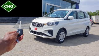 Suzuki Ertiga Vxi CNG ₹ 1072  2023 Detailed Review [upl. by Eneryt]