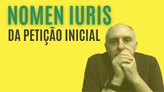 Módulo 4  Nomen Iuris Curso Prática Petição Inicial Cível [upl. by Etiuqram899]