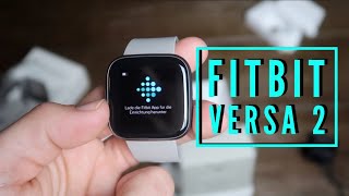 Fitbit Versa 2  How to PairConnectSetup [upl. by Ecirtra168]