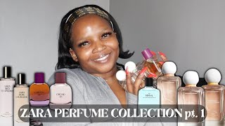 MY ZARA PERFUME COLLECTION Gardenia Red Temptation Rose Gourmand and more  Perfume Review [upl. by Eelhsa851]