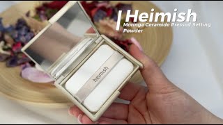 💄 Heimish  Moringa Ceramide Pressed Setting Powder  LaRoseCare Tester [upl. by Jehial]