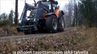 FMG Alaterä grader  Valtra T202Direct [upl. by Reynard]