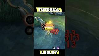 Lesley Tutorial Build And Combos  MLBB lesley shorts [upl. by Boyer]