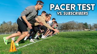 PACER Fitness Test Beep Test vs Subscribers [upl. by Enyamart]