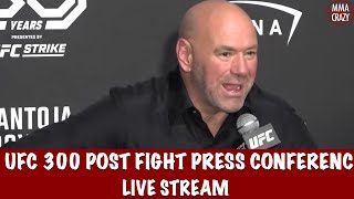 UFC 300 Pereira vs Hill Post Fight Press Conference Live Stream [upl. by Checani684]