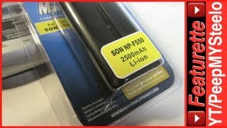 Aftermarket Sony Camera Battery Replacement For Rechargeable NP InfoLithium Series LiOn Batteries [upl. by Ennovehc]