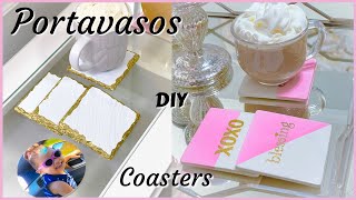 DIY Portavasos o Coasters super fácil  DIY Coasters [upl. by Sturges]