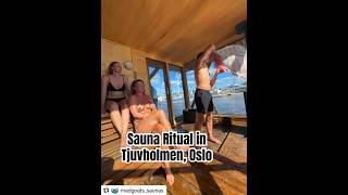 Sauna Ritual in Tjuvholmen Oslo with Mad Goats  don’t miss this badstue tjuvholmen selvaag [upl. by Eninahpets390]