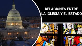 RELACIONES ENTRE LA IGLESIA Y EL ESTADOLa edad media [upl. by Ecinom]