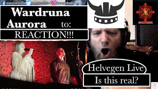 Wardruna and Aurora  Helvegen Live FIRST REACTION TO WARDRUNA [upl. by Lytsirhc606]