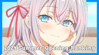 My Top 40 Summer 2024 Anime Openings [upl. by Adnwahsal]