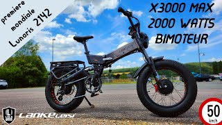 Lankeleisi X3000 Max  Vélo ou Moto  Déballage et 1ER Test [upl. by Arsuy521]