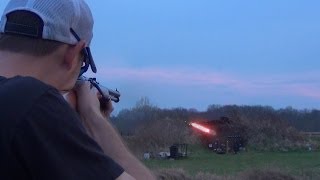 SHOOTING AN EGG WITH A TRACER AT 100 YARDS [upl. by Melessa]