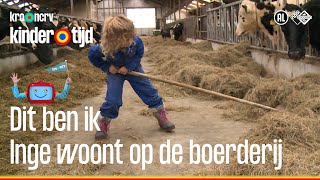 🐄🐮 Inge woont op de boerderij  Dit ben ik  Kindertijd KRONCRV [upl. by Eppie43]