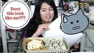 Creamy Onion Korean Fried Chicken I Rice Balls I Mukbang [upl. by Annaerda]