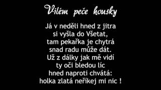 Naďa Urbánková  Vilém peče housky remix 2001  text [upl. by Godspeed]