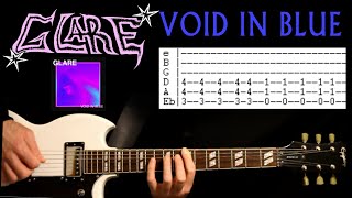 Glare Void In Blue Guitar Lesson  Guitar Tab  Guitar Tabs  Guitar Chords  Guitar Cover [upl. by Colis]