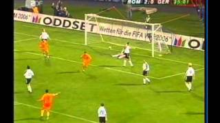 2004 April 28 Romania 5Germany 1 Friendly German Commentaryavi [upl. by Wilonah]