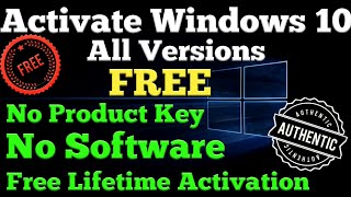 How to Activate Windows 10 Free  Activate Windows 10 Without any Software  Windows 10  Jen Tech [upl. by Okuy]