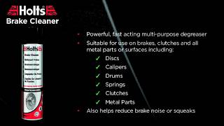 Holts Brake Cleaner  how it works [upl. by Docilu999]