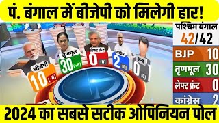 Lok Sabha Election 2024 Opinion Poll पं बंगाल में नहीं दिखेगा मोदी का जादू  Election  Bjp [upl. by Notlil22]