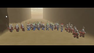 3 Knights FOR OUR LORD ROBLOX WARLORDS [upl. by Bengt]