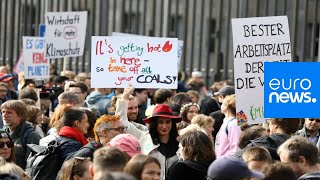 Live  Global climate strikes kick off ahead of UN summit on climate change [upl. by Timotheus176]