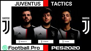 JUVENTUS TACTICS EFOOTBALL PRO PES 2020 [upl. by Mastic658]