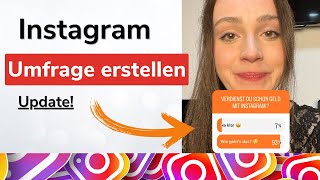 Instagram Story Umfrage erstellen  Update Tutorial deutsch 2024 [upl. by Clywd557]