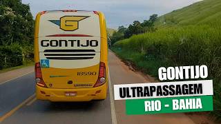 GONTIJO ⇋ Ônibus de São Paulo para Porto Seguro  BA BR116  Rio Bahia  Gov Valadares Trecho 13 [upl. by Jena943]