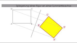 Achsenspiegelung konstruieren [upl. by Ojyma]