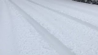 Michelin CrossClimate 2s in untracked snow with Subaru Crosstrek [upl. by Nileuqcaj174]