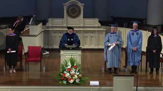 School of Architecture Spring 2017 Graduation Honors Convocation [upl. by Selway]