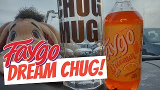 FAYGO Dreamin Orange Creme Soda Chug chugmug [upl. by Ahseal]