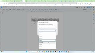 Using the Translate Tool in Google Docs No Audio [upl. by Thanos]