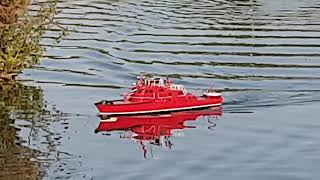 DÜSSELDORF FIRE BOAT IN ACTION [upl. by Alik]