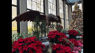 Christmas Tour of Winterthur Dupont Mansion and Gardens [upl. by Eibor200]