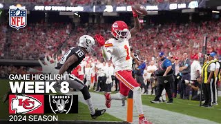 Kansas City Chiefs vs Las Vegas Raiders  2024 Week 8 Game Highlights [upl. by Arand]