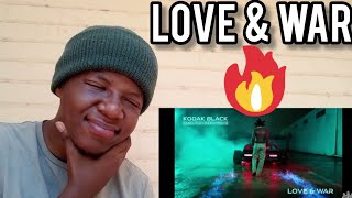 Kodak Black  Love and War Official AudioREACTION [upl. by Irmina]