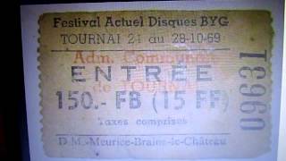 Festival pop musique Amougies 1969 [upl. by Marjie]